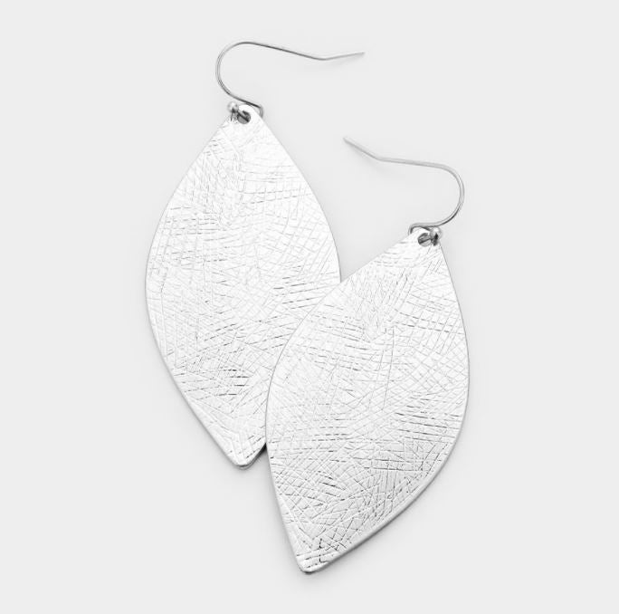 Joanna Teardrop Earrings- Silver